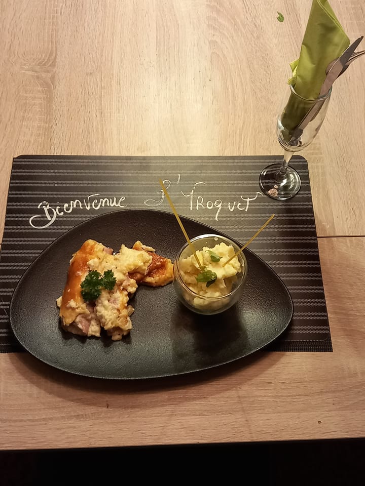 Gratin jambon-fromage